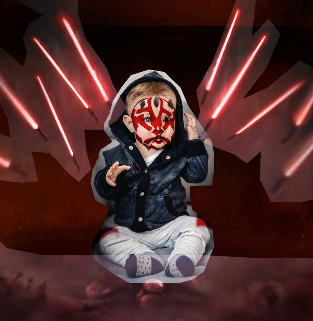 darth maul baby_VorherNacher
