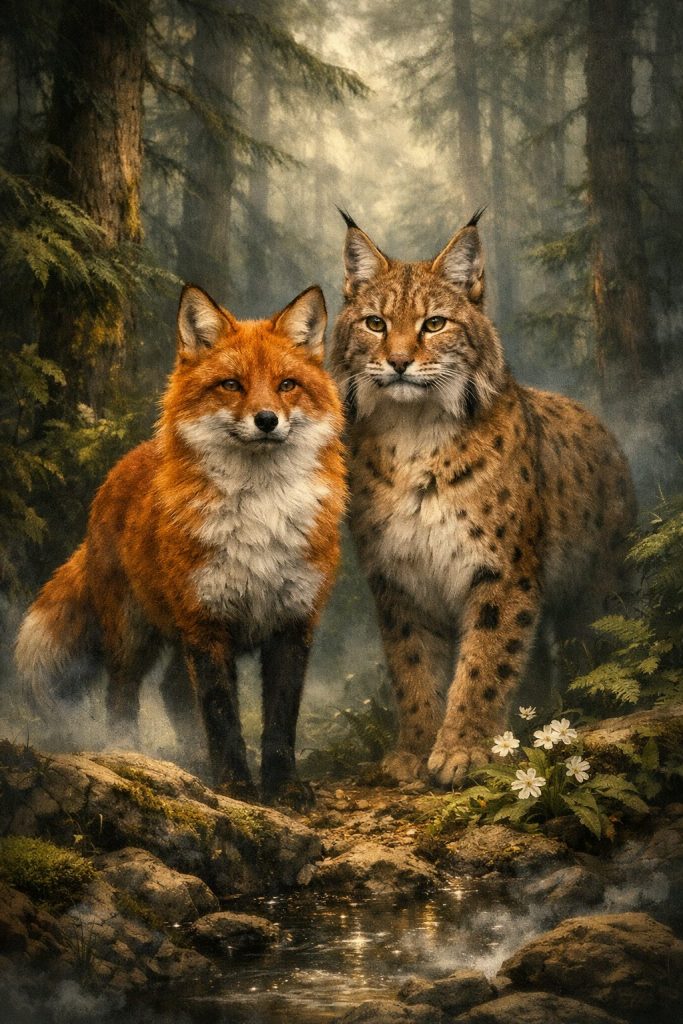 Fuchs und Luchs